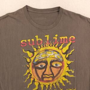 Sublime Band Short Sleeve Crew Neck Graphic T Shirt Mens Size 2XL Gray